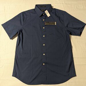 Banana Republic Short Sleeve Button Up (Blue) Brand New with Tags
